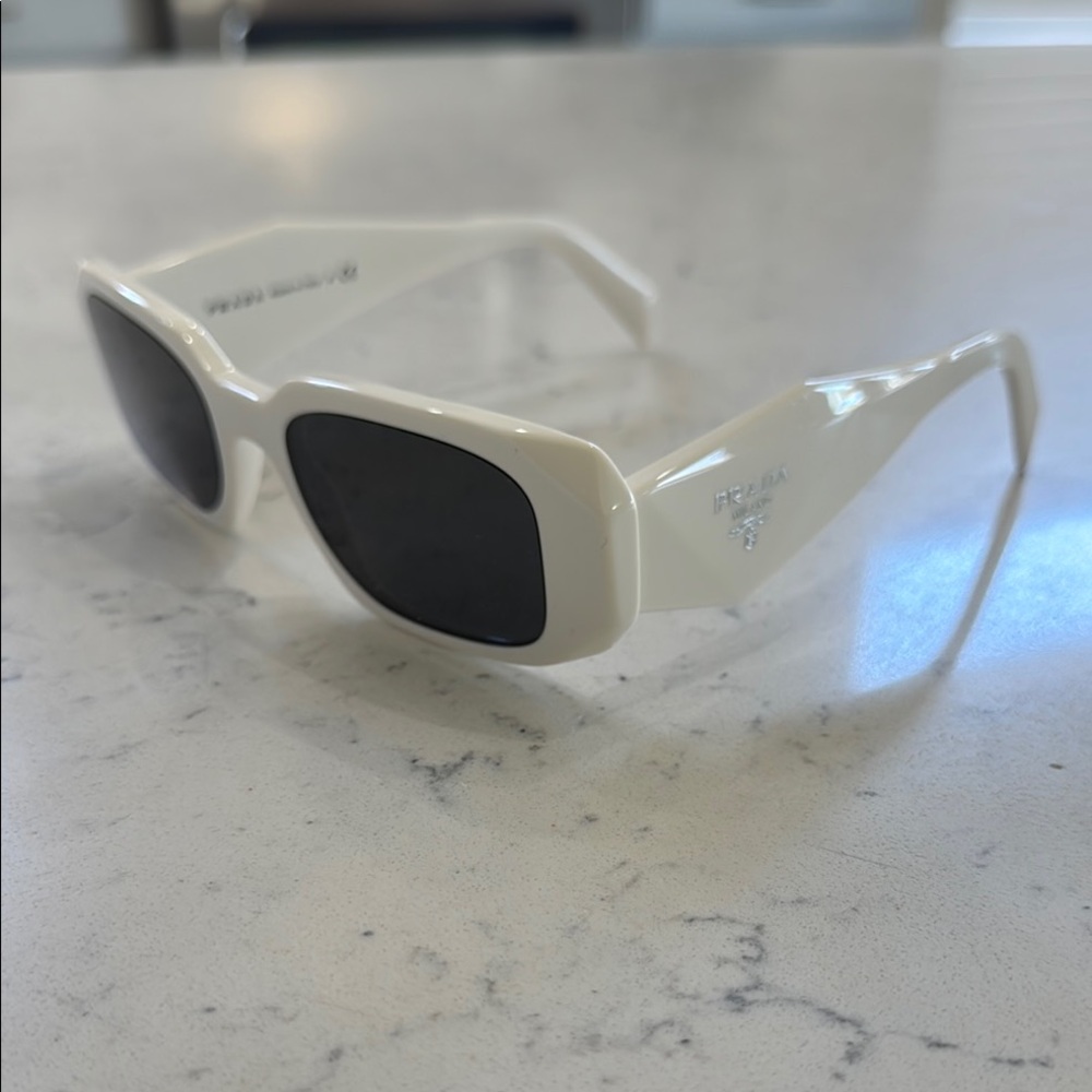 Prada White Sunglasses